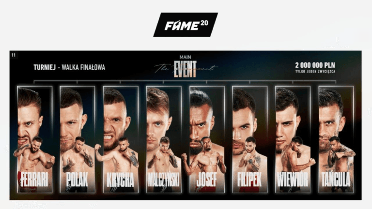 Typy bukmacherskie na fame mma 20