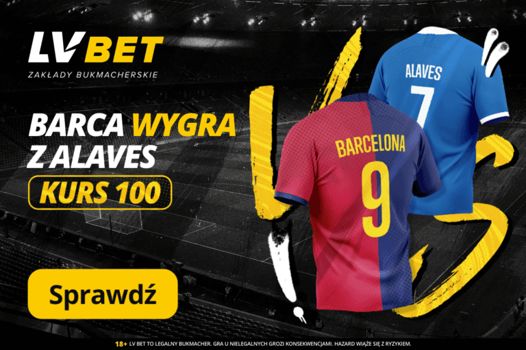 LVBet promocja na mecz Barcelona - Alaves